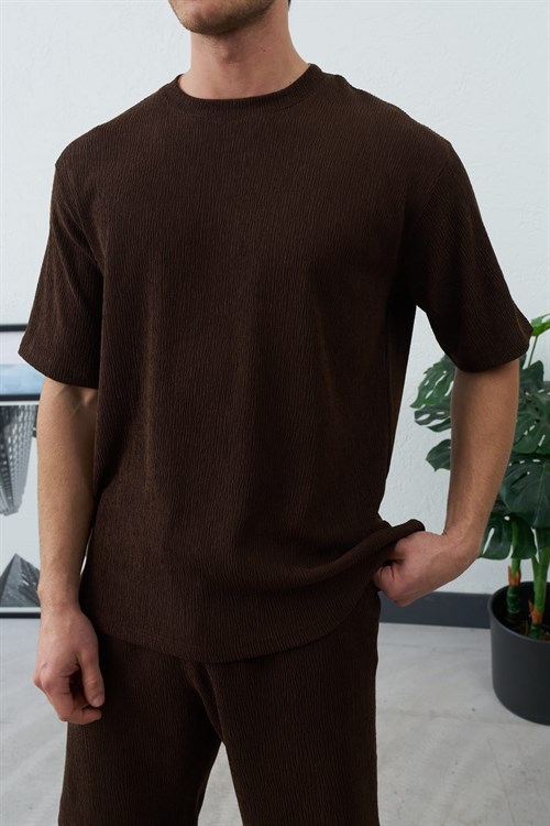 Wholesale Mens Brown T-Shirt