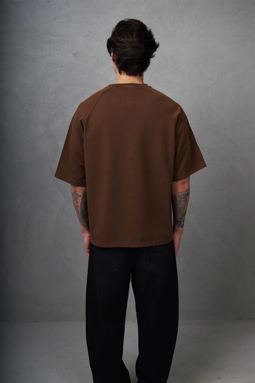 Wholesale Mens Brown T-Shirt