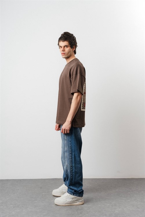 Wholesale Mens Brown T-Shirt