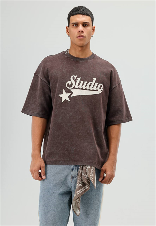 Wholesale Mens Brown T-Shirt
