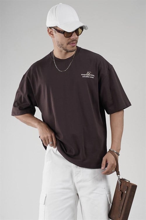 Wholesale Mens Brown T-Shirt