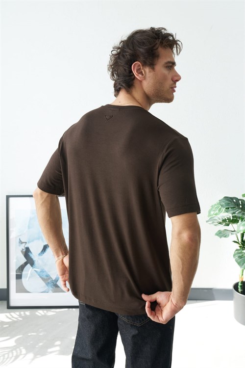 Wholesale Mens Brown T-Shirt
