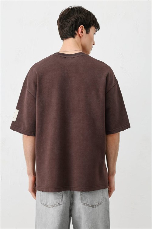Wholesale Mens Brown T-Shirt