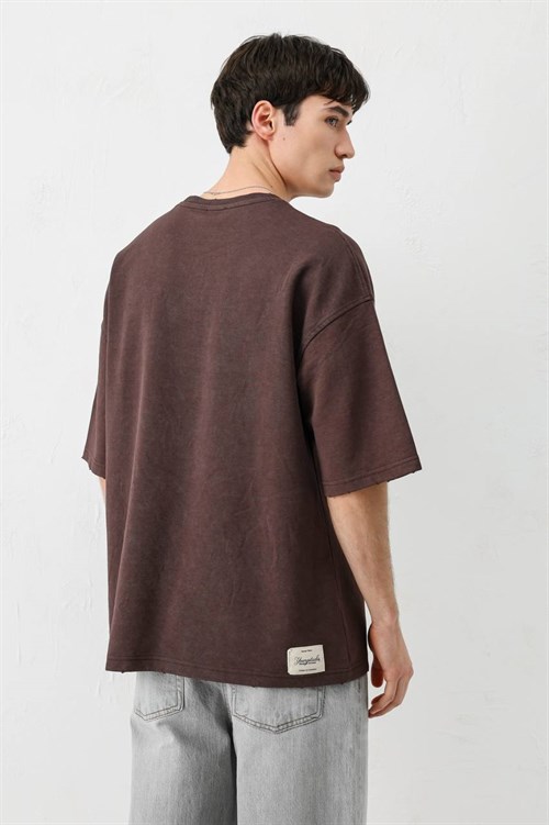 Wholesale Mens Brown T-Shirt