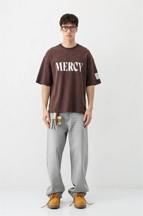 Wholesale Mens Brown T-Shirt