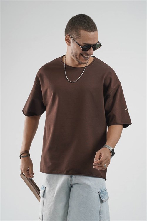 Wholesale Mens Brown T-Shirt