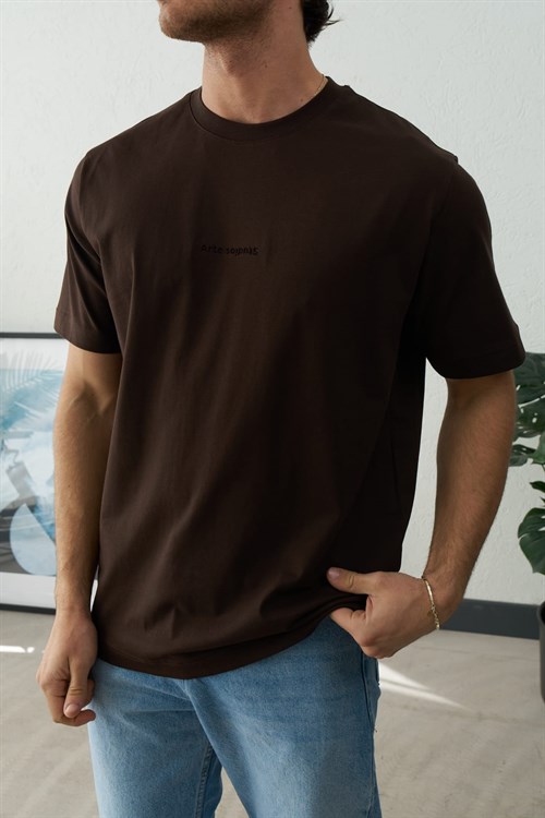 Wholesale Mens Brown T-Shirt