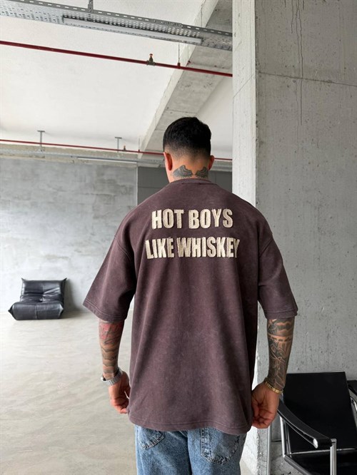 Wholesale Mens Brown T-Shirt