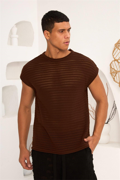 Wholesale Mens Brown T-Shirt