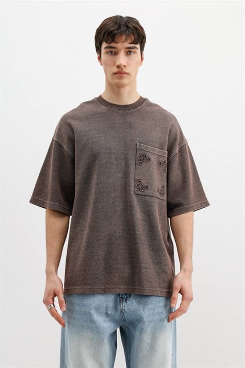 Wholesale Mens Brown T-Shirt