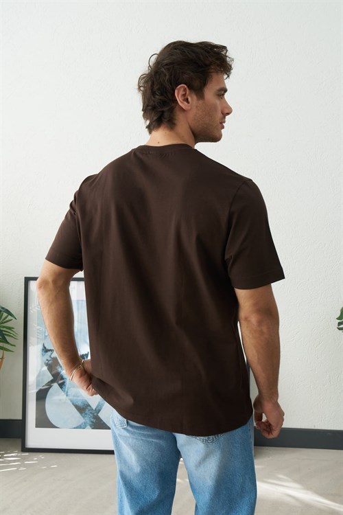 Wholesale Mens Brown T-Shirt