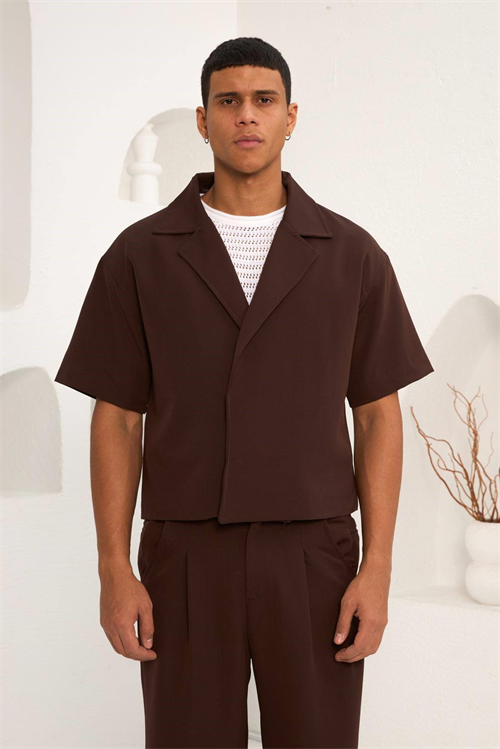 Wholesale Mens Brown T-Shirt and Pants Set