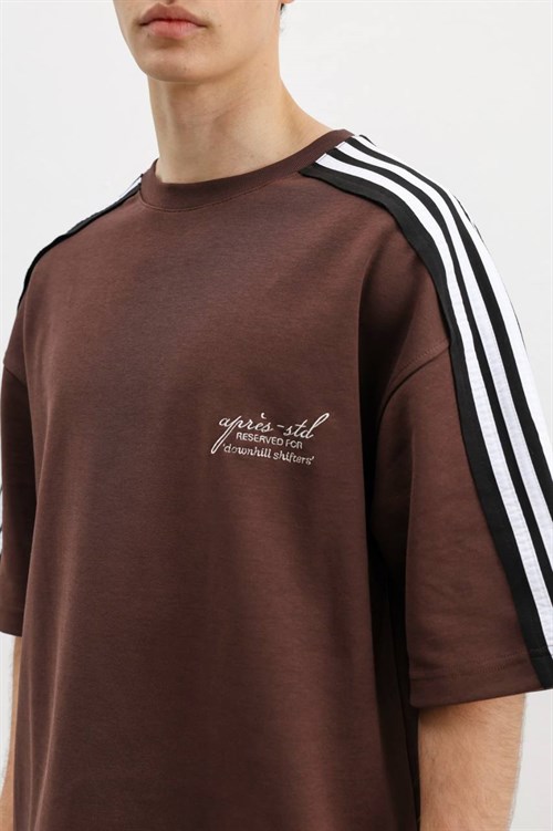 Wholesale Mens Brown T-Shirt and Pants Set