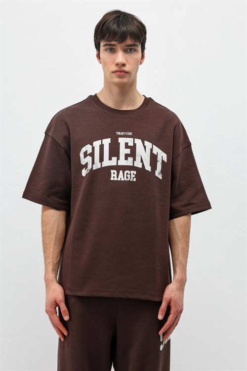 Wholesale Mens Brown T-Shirt and Pants Set