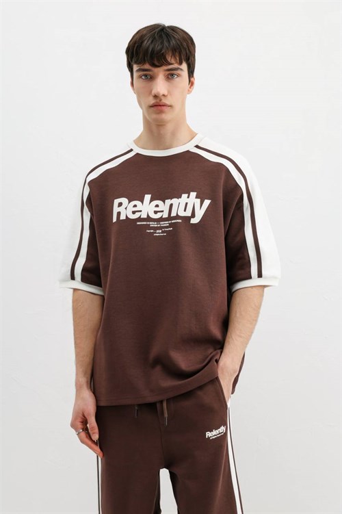 Wholesale Mens Brown T-Shirt and Pants Set