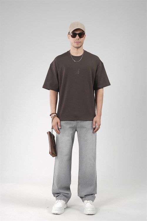 Wholesale Mens Brown T-Shirt