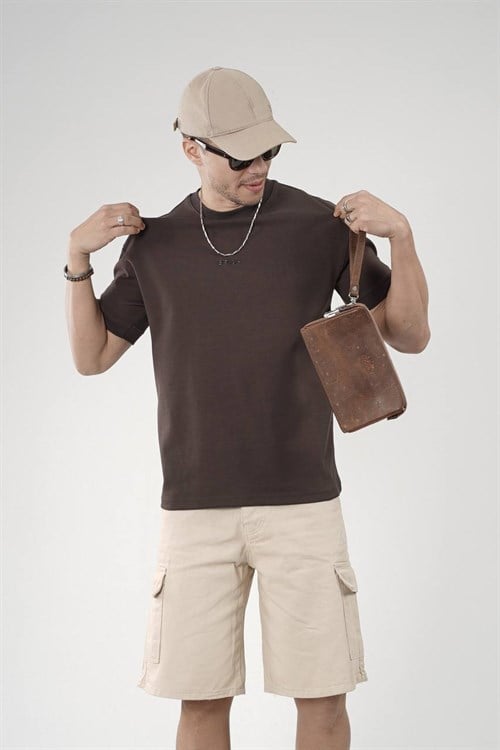 Wholesale Mens Brown T-Shirt