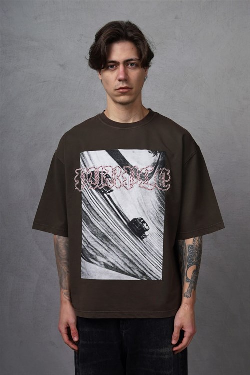 Wholesale Mens Brown T-Shirt