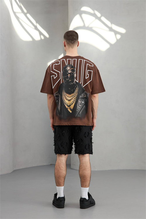 Wholesale Mens Brown T-Shirt