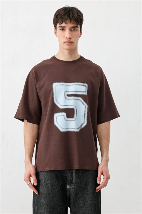 Wholesale Mens Brown T-Shirt