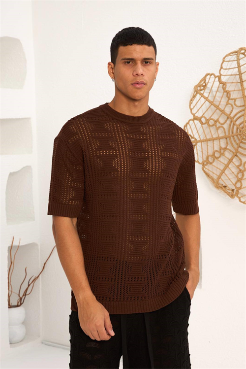 Wholesale Mens Brown T-Shirt