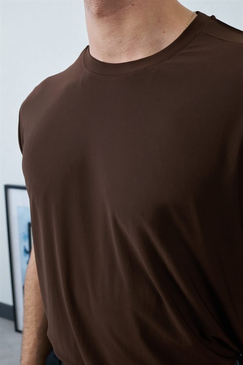Wholesale Mens Brown T-Shirt