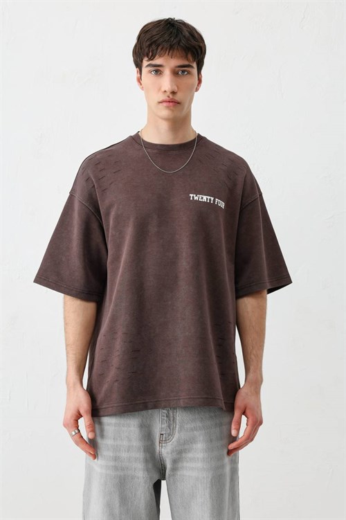 Wholesale Mens Brown T-Shirt