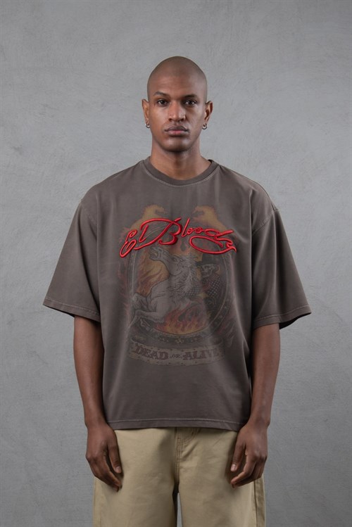 Wholesale Mens Brown T-Shirt