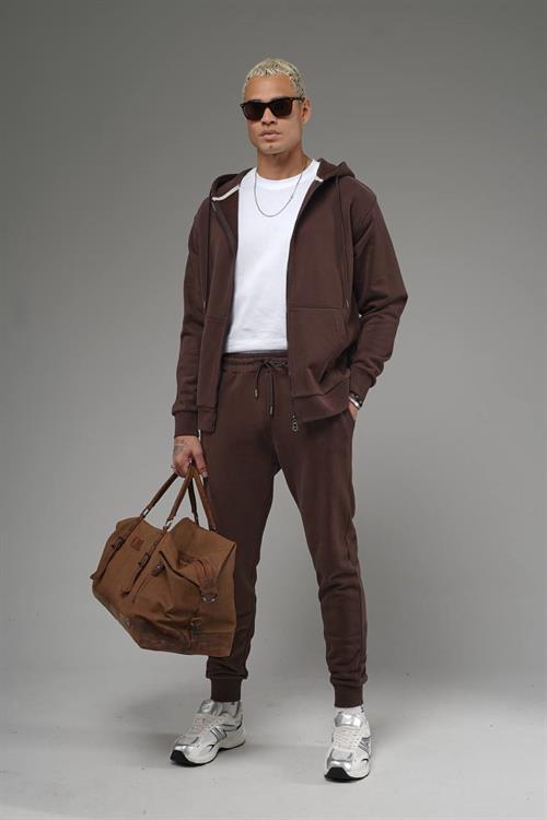 Wholesale Mens Brown Tracksuit
