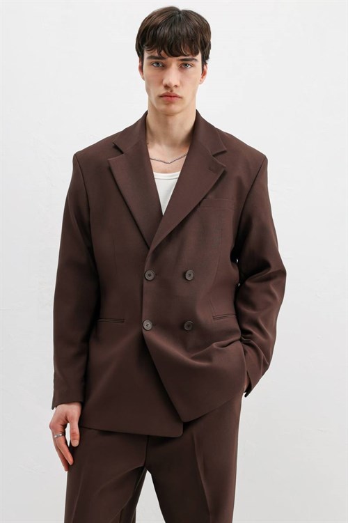 Wholesale Mens Brown Two-Piece Suit