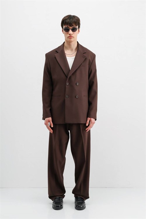Wholesale Mens Brown Two-Piece Suit