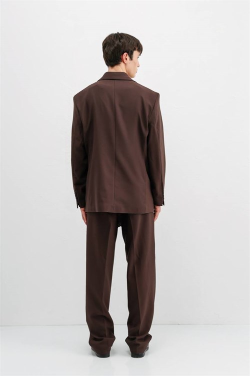Wholesale Mens Brown Two-Piece Suit