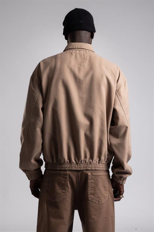 Wholesale Mens Camel Gabardine Jacket