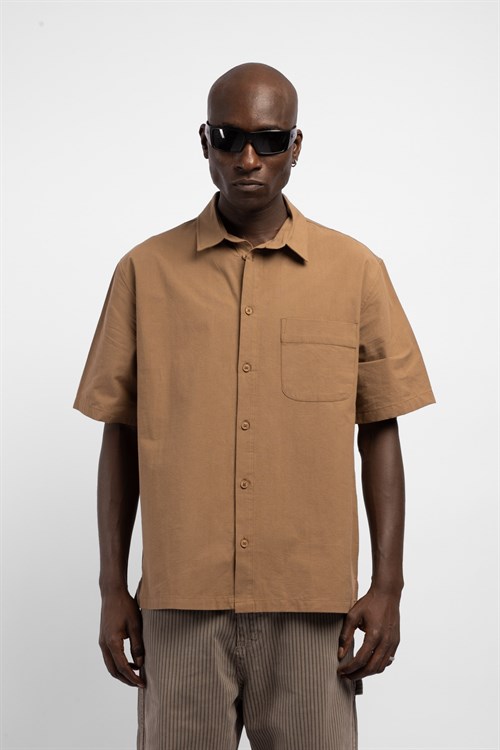 Wholesale Mens Camel Shirt