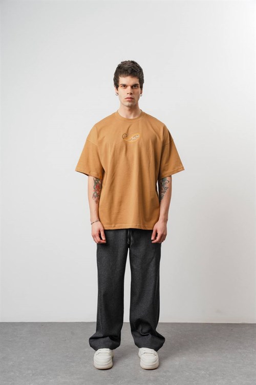 Wholesale Mens Camel T-Shirt