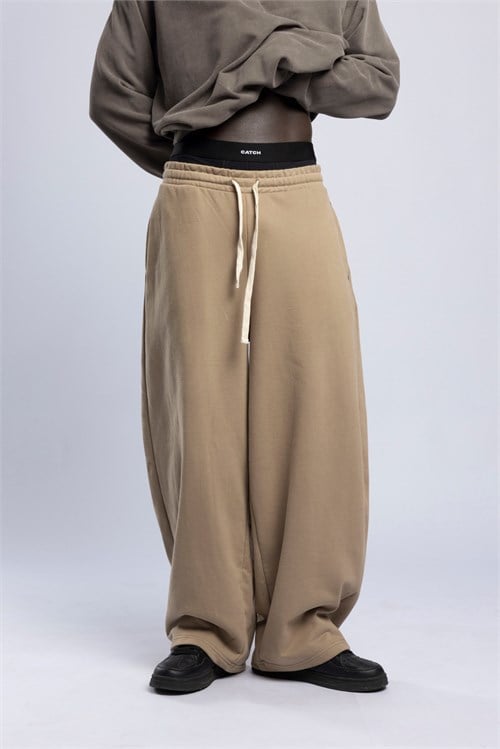 Wholesale Men's Caramel Sweat Pants 1503FW27-MRT-6725