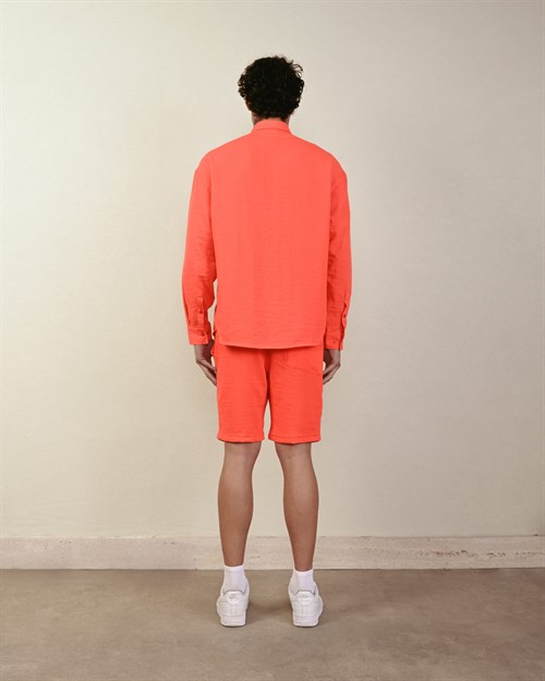 Wholesale Mens Coral Shirt