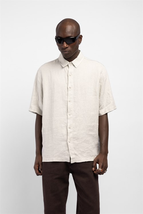 Wholesale Mens Cream Shirt