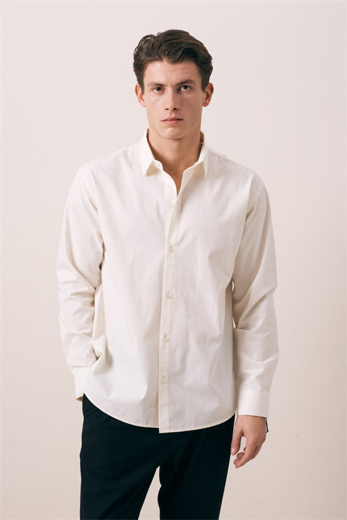 Wholesale Mens Cream Shirt