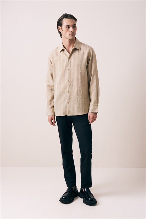 Wholesale Mens Cream Shirt