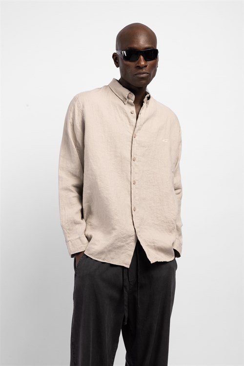 Wholesale Mens Cream Shirt