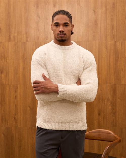 Wholesale Mens Cream Sweater