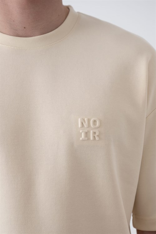 Wholesale Mens Cream T-Shirt