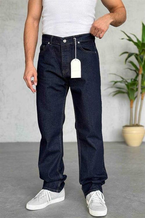 Wholesale Mens Dark Blue Baggy Jeans