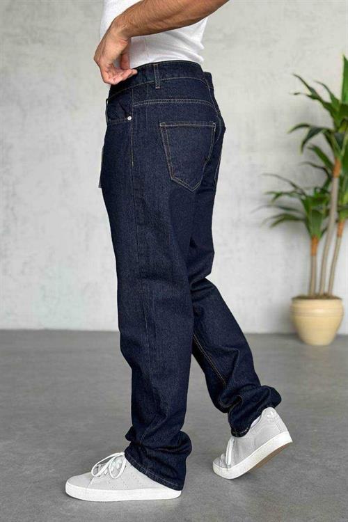 Wholesale Mens Dark Blue Baggy Jeans