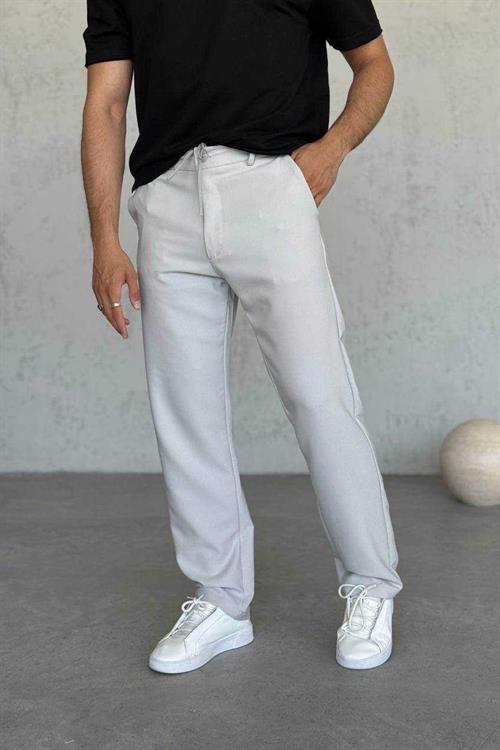 Wholesale Mens Ecru Baggy Pants
