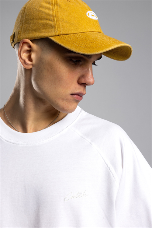 Wholesale Mens Ecru Basic T-shirt