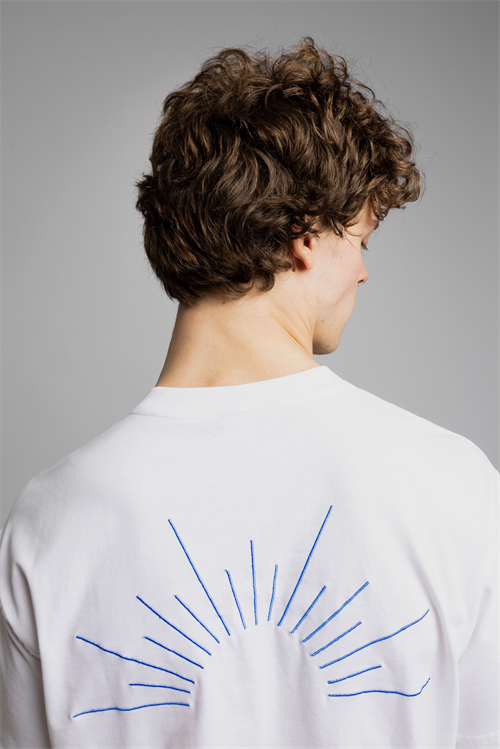 Wholesale Mens Ecru Basic T-shirt