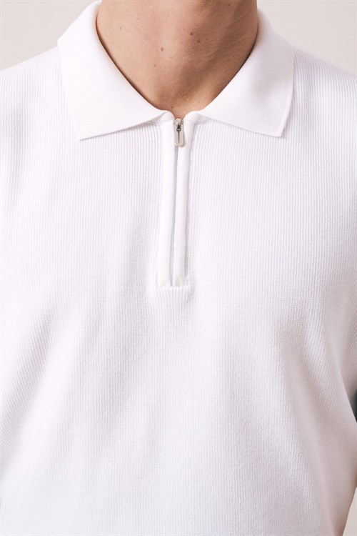 Wholesale Mens Ecru Knit T-Shirt
