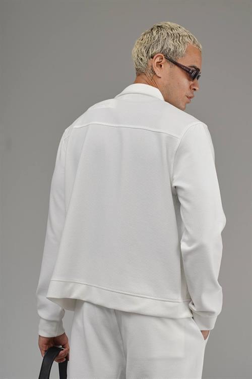 Wholesale Mens Ecru Oversize Tracksuit